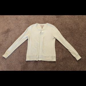 Silver button down cardigan